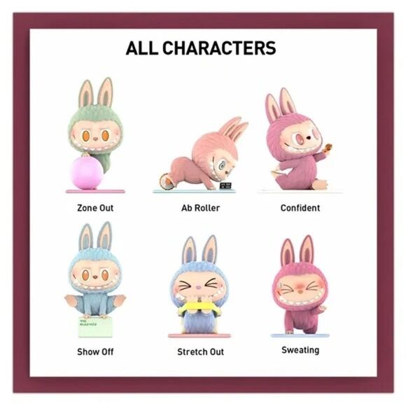 Pop Mart The Monsters Lazy Yoga Series - Blind Box - Figurine - Picture 4 of 16